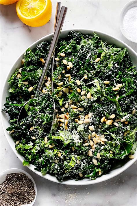 How does Kale with Pine Nuts and Parmesan fit into your Daily Goals - calories, carbs, nutrition