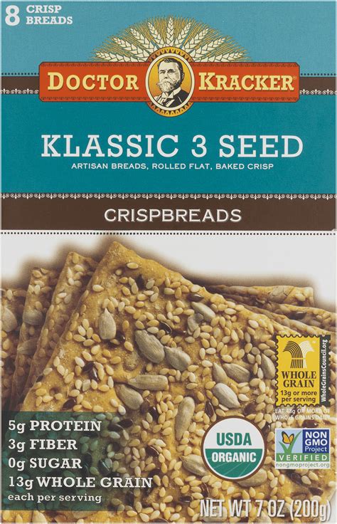 How does Klassic 3 Seed Crispbreads fit into your Daily Goals - calories, carbs, nutrition