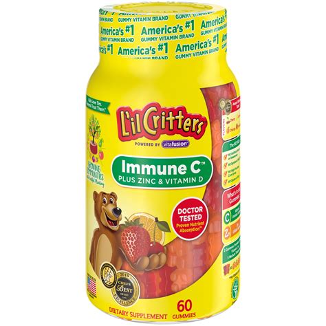 How does L'il Critters Immune C fit into your Daily Goals - calories, carbs, nutrition
