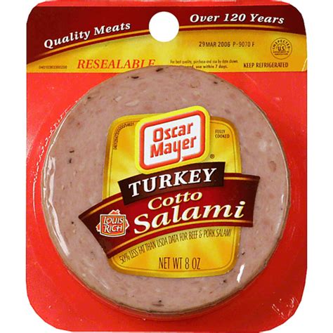 How does LOUIS RICH, Turkey Salami fit into your Daily Goals - calories, carbs, nutrition