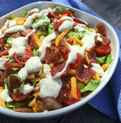 How does Large BLT Salad w/Ranch Dressing fit into your Daily Goals - calories, carbs, nutrition