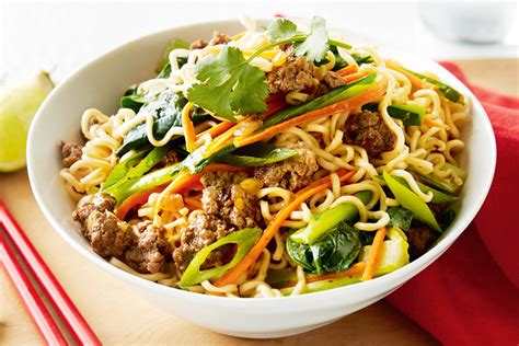 How does Large Thai Red Beef Curry with Noodles fit into your Daily Goals - calories, carbs, nutrition