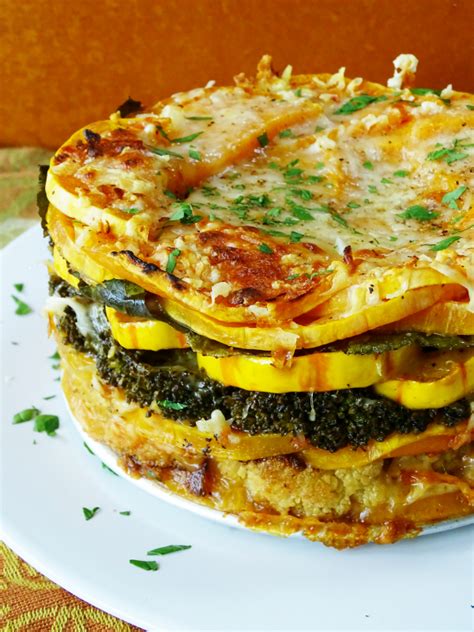 How does Layered Pasta and Roast Vegetable Ricotta Cake with Baked Zucchini and Tomato fit into your Daily Goals - calories, carbs, nutrition