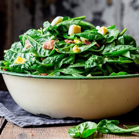 How does Leaf Spinach with Bacon fit into your Daily Goals - calories, carbs, nutrition