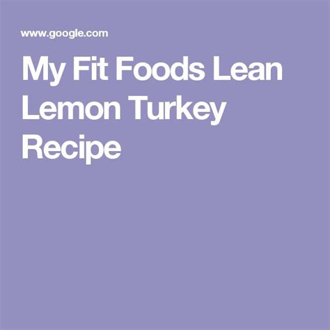 How does Lean Lemon Turkey- Small fit into your Daily Goals - calories, carbs, nutrition