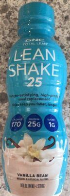 How does Lean Shake - Vanilla fit into your Daily Goals - calories, carbs, nutrition