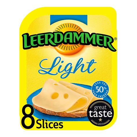 How does Leerdammer Light fit into your Daily Goals - calories, carbs, nutrition