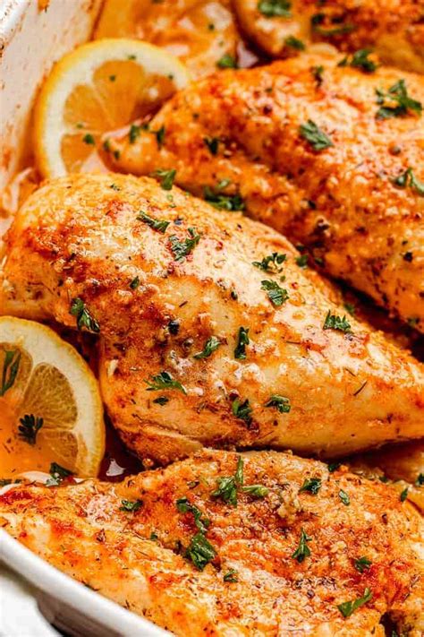 How does Lemon Baked Chicken Breast fit into your Daily Goals - calories, carbs, nutrition