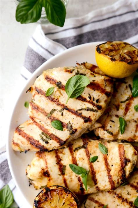 How does Lemon Basil Grilled Chicken Breast fit into your Daily Goals - calories, carbs, nutrition