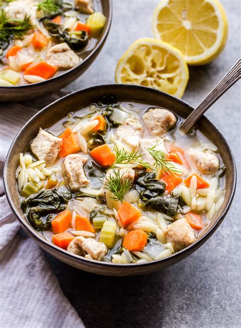 How does Lemon Chicken and Spinach Soup fit into your Daily Goals - calories, carbs, nutrition