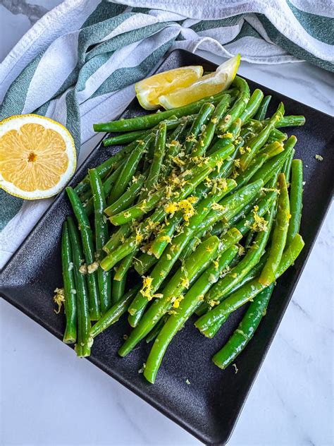 How does Lemon Garlic Green Beans fit into your Daily Goals - calories, carbs, nutrition