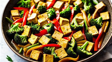 How does Lemon Ginger Tofu Stir Fry fit into your Daily Goals - calories, carbs, nutrition