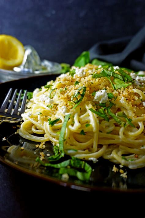 How does Lemon Goat Cheese Spaghetti fit into your Daily Goals - calories, carbs, nutrition