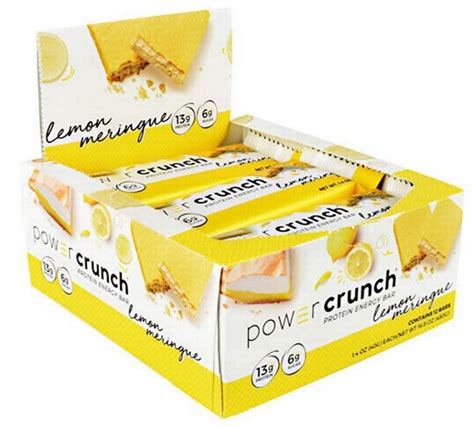 How does Lemon Meringue Crunch Bar fit into your Daily Goals - calories, carbs, nutrition