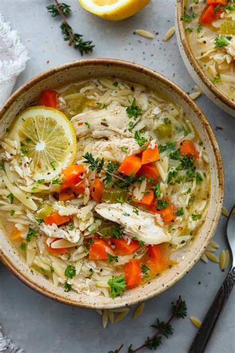 How does Lemon Orzo Chicken Soup (75665.0) fit into your Daily Goals - calories, carbs, nutrition