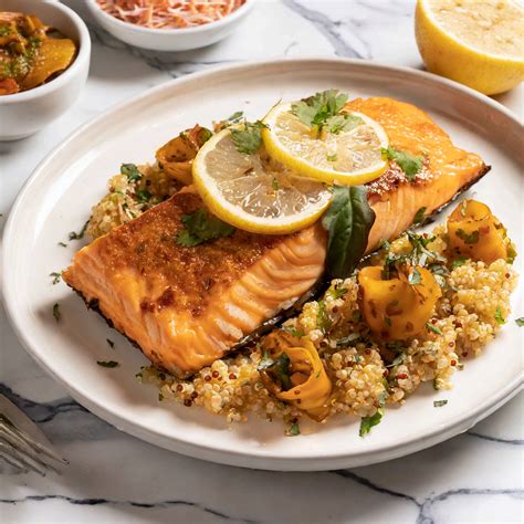 How does Lemon and Herb Salmon fit into your Daily Goals - calories, carbs, nutrition