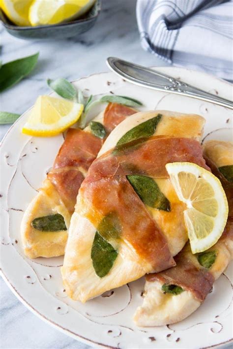 How does Lemony Chicken Saltimbocca fit into your Daily Goals - calories, carbs, nutrition