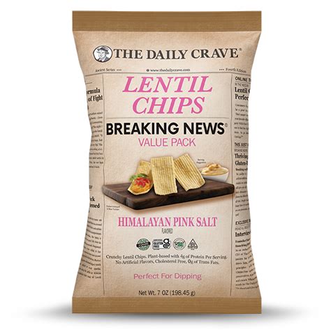 How does Lentil Chips fit into your Daily Goals - calories, carbs, nutrition