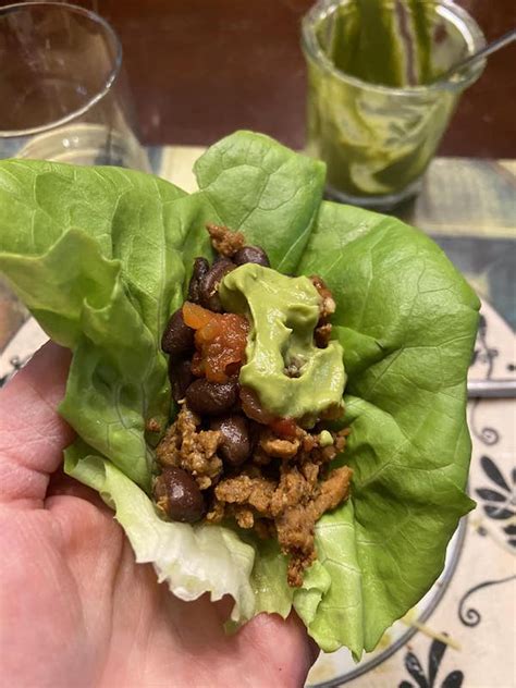 How does Lettuce Cup Black Bean 2 EA fit into your Daily Goals - calories, carbs, nutrition