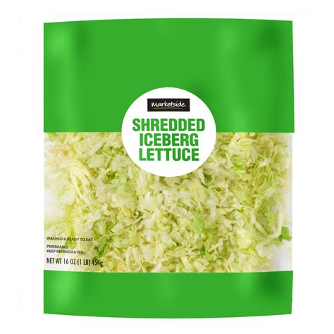 How does Lettuce Iceberg Shredded 1/8'' 1/4 oz fit into your Daily Goals - calories, carbs, nutrition