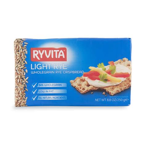 How does Light Rye Crisp fit into your Daily Goals - calories, carbs, nutrition