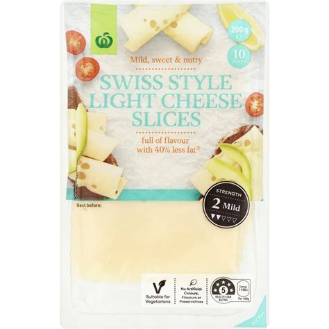 How does Light Swiss Cheese fit into your Daily Goals - calories, carbs, nutrition