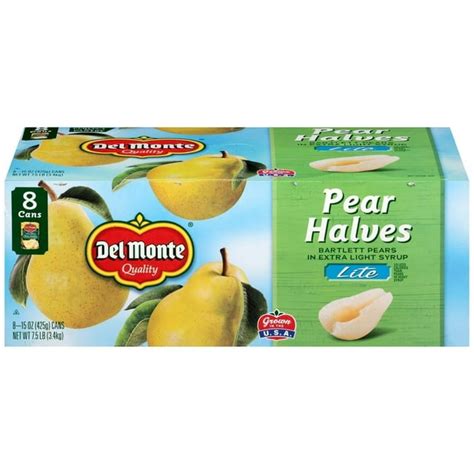 How does Lite Pear Halves fit into your Daily Goals - calories, carbs, nutrition