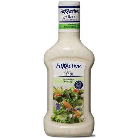 How does Lite Ranch Dressing fit into your Daily Goals - calories, carbs, nutrition