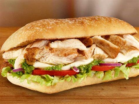 How does Little Italy Chicken Pesto Submarine fit into your Daily Goals - calories, carbs, nutrition