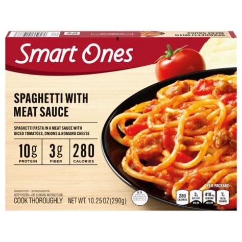 How does Live Smart Spaghetti Meal fit into your Daily Goals - calories, carbs, nutrition