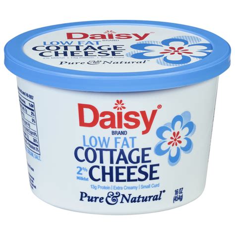 How does Low Fat 2% Cottage Cheese fit into your Daily Goals - calories, carbs, nutrition