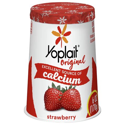 How does Low Fat Strawberry Yoghurt fit into your Daily Goals - calories, carbs, nutrition