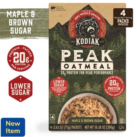 How does Lower Sugar Oatmeal - Maple and Brown Sugar fit into your Daily Goals - calories, carbs, nutrition