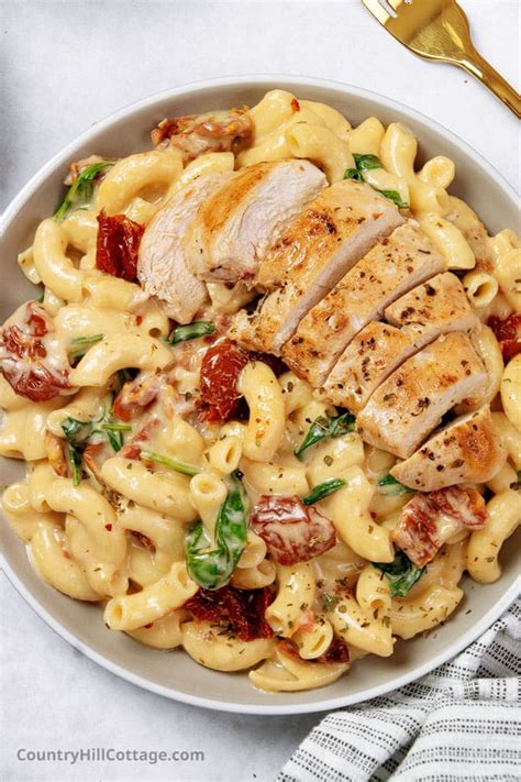 How does Mac n Cheese Chicken Mediterranean Action fit into your Daily Goals - calories, carbs, nutrition