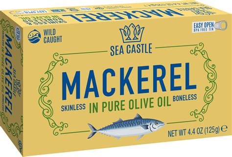 How does Mackerel Fillets in Olive Oil fit into your Daily Goals - calories, carbs, nutrition