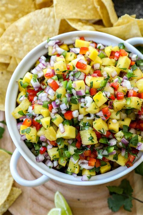 How does Mango Pineapple Salsa fit into your Daily Goals - calories, carbs, nutrition