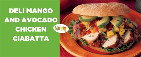 How does Mango and Avocado Chicken Ciabatta fit into your Daily Goals - calories, carbs, nutrition