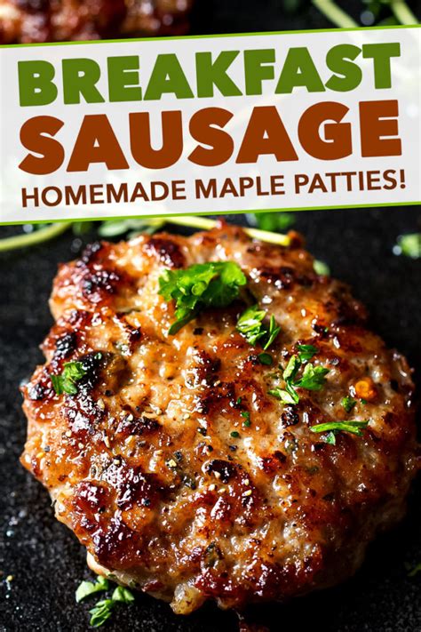 How does Maple Pork Breakfast Sausage fit into your Daily Goals - calories, carbs, nutrition