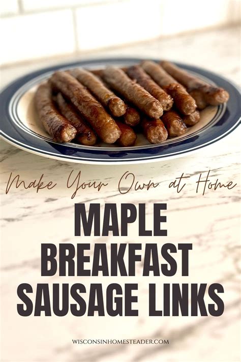 How does Maple Sausage Links fit into your Daily Goals - calories, carbs, nutrition