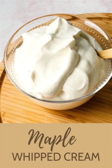 How does Maple Whipped Cream fit into your Daily Goals - calories, carbs, nutrition