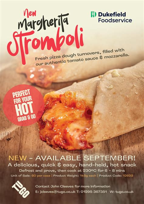 How does Margherita Stromboli fit into your Daily Goals - calories, carbs, nutrition