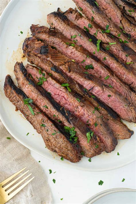 How does Marinated Flank Steak fit into your Daily Goals - calories, carbs, nutrition