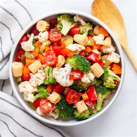 How does Marinated Vegetable Salad fit into your Daily Goals - calories, carbs, nutrition