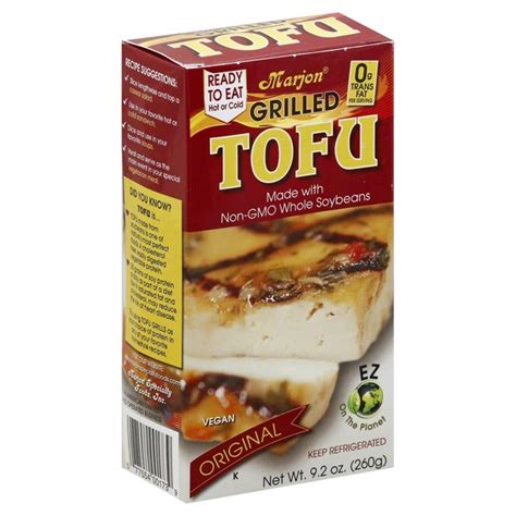 How does Marjon Grilled Tofu fit into your Daily Goals - calories, carbs, nutrition