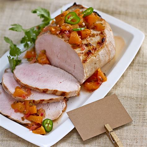 How does Masala Spiced Pork Loin with Apricot Chutney, Moroccan Cousous and Vegetable with Preserved Lemon fit into your Daily Goals - calories, carbs, nutrition