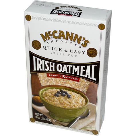 How does Mc Cann's Oatmeal fit into your Daily Goals - calories, carbs, nutrition