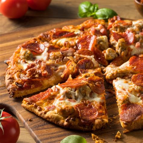How does Meat Lover's Wheat Pizza fit into your Daily Goals - calories, carbs, nutrition