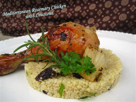 How does Mediterranean Chicken w/Rosemary Sauce, CousCous fit into your Daily Goals - calories, carbs, nutrition