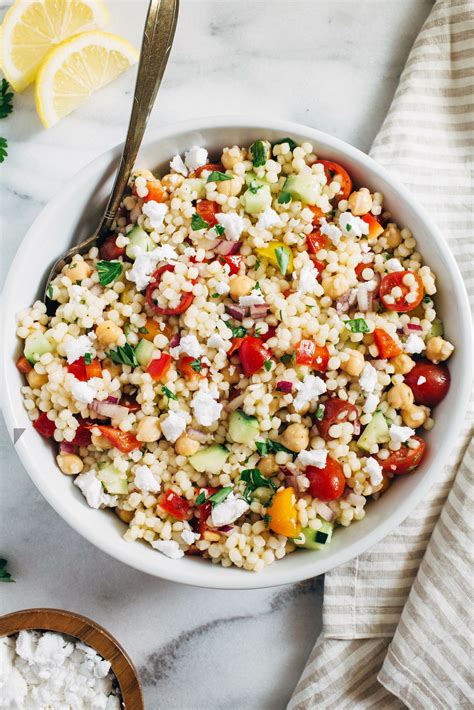 How does Mediterranean Couscous Salad fit into your Daily Goals - calories, carbs, nutrition