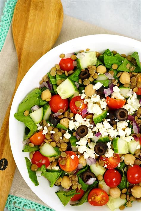 How does Mediterranean Lentil Salad fit into your Daily Goals - calories, carbs, nutrition